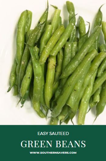 Frugal Recipe: Easy Sauteed Green Beans