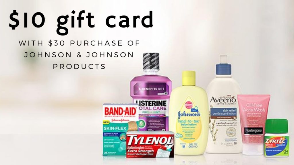 10 Gift Card Back With 30 Johnson Johnson Purchase Southern Savers johnson-johnson-rebate-2023-rebate2022