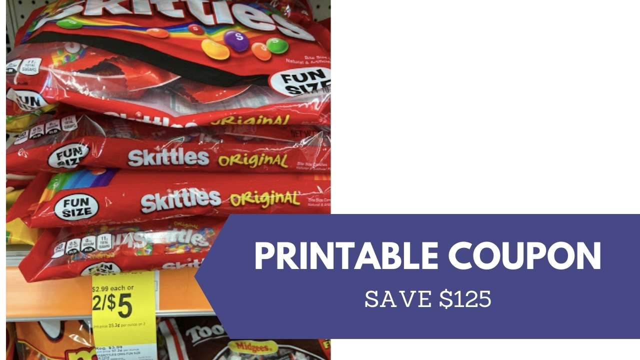 1.25 off Mars & Wrigley Candy Printable Coupon Southern Savers