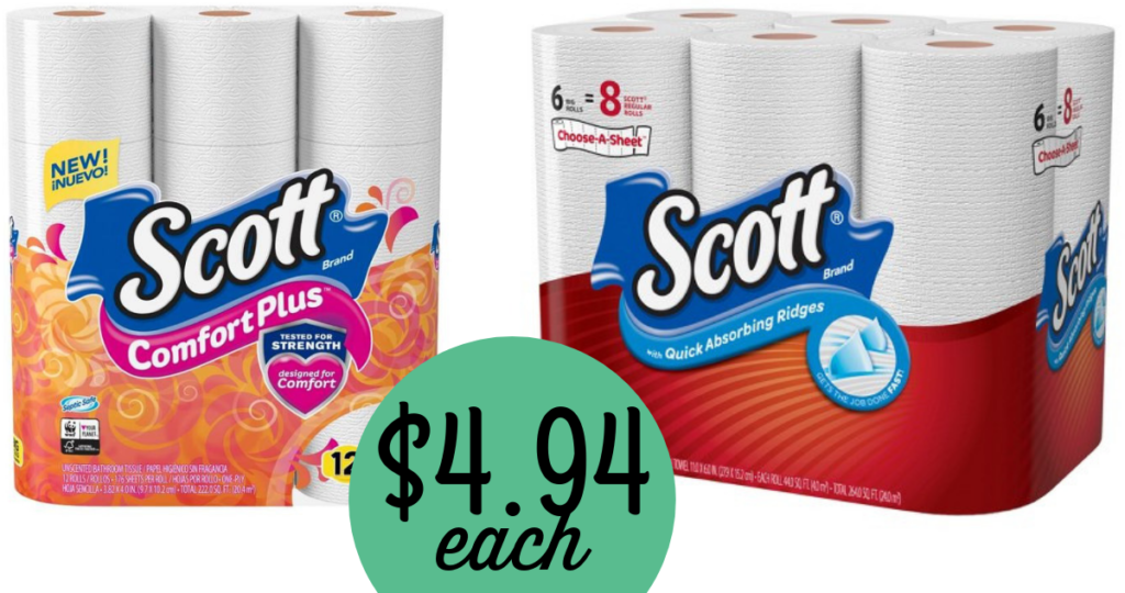 CVS Deal Scott Paper Towels & Bath Tissue for 4.94 Each Southern