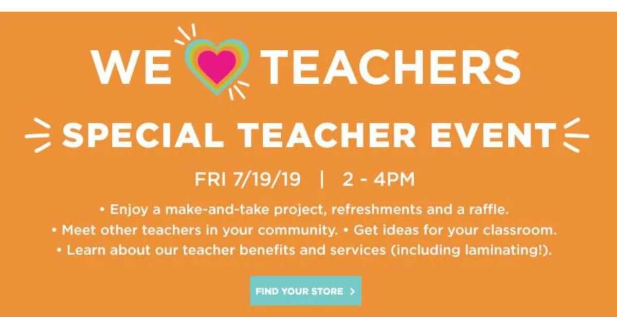 teacher event