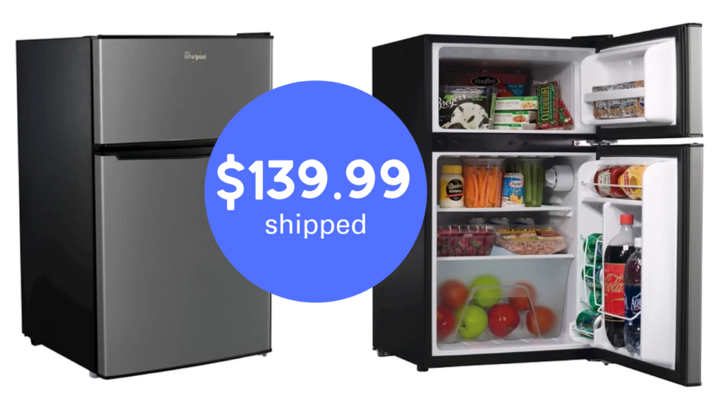 Whirlpool Mini Refrigerator, 139.99 Shipped Southern Savers
