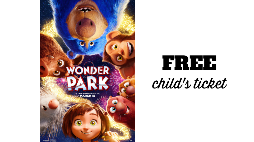 Free Wonder Park Child's Ticket Southern Savers
