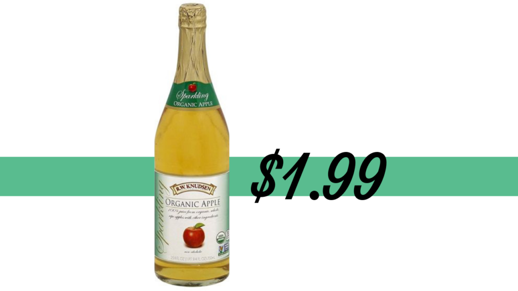 R.W. Knudsen Organic Sparkling Juice 1.99 at Kroger Southern Savers