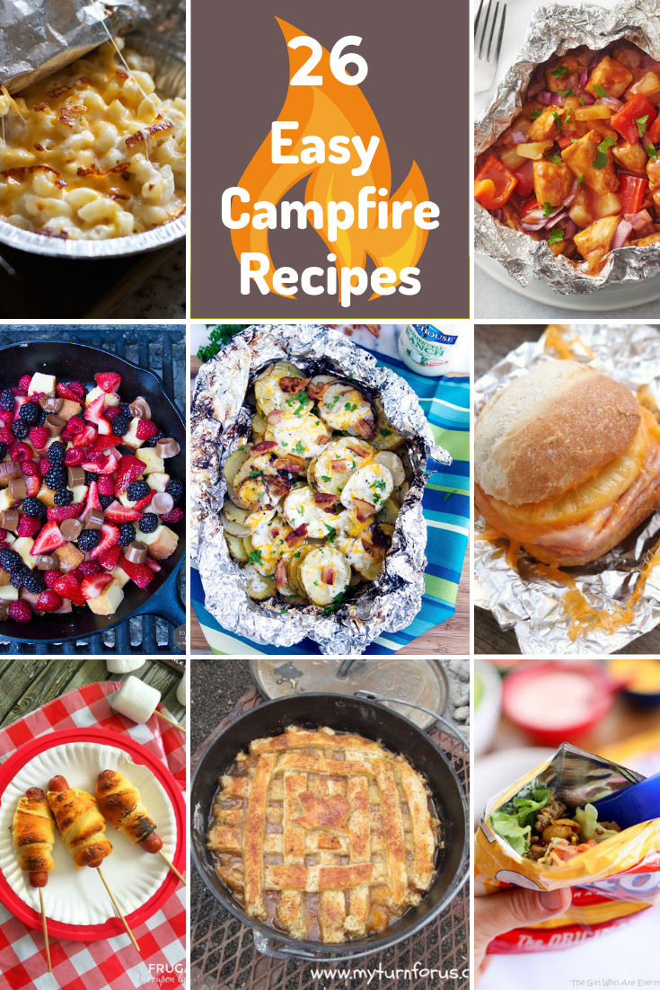 For our family, warmer weather means camping. Be inspired by these 26 easy campfire recipes for your family to enjoy around the fire!