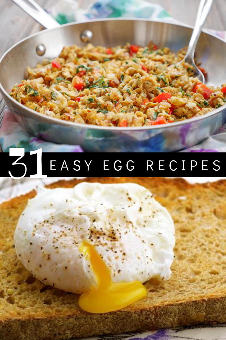 May is National Egg Month, so enjoy a new recipe each day this month from our list of 31 easy egg recipes! Frugal, simple, and delicious!