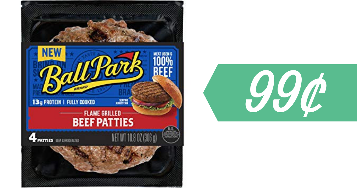 Ball Park Beef Patties for 99¢ at Kroger Southern Savers