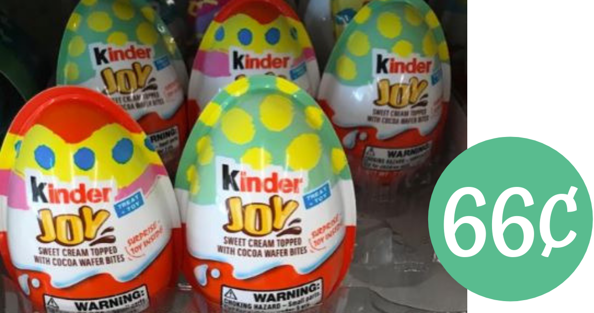 Kinder Joy Eggs Only 66¢ at Target Southern Savers