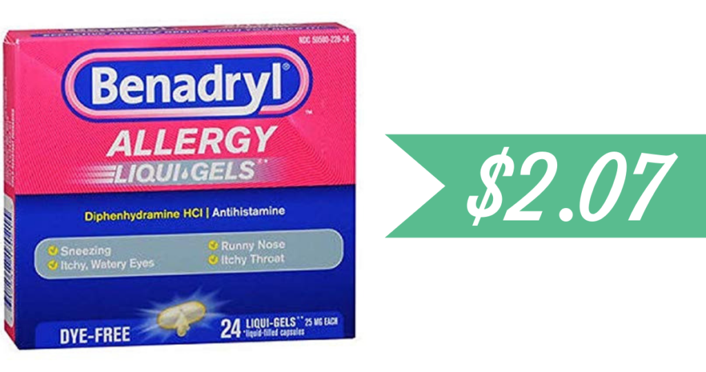 Target Deal Benadryl Allergy Medicine for 2.07 Southern Savers