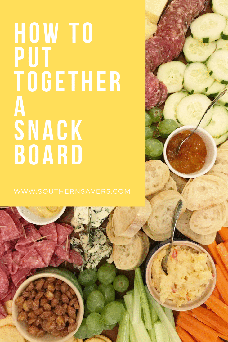 how to put together a snack board