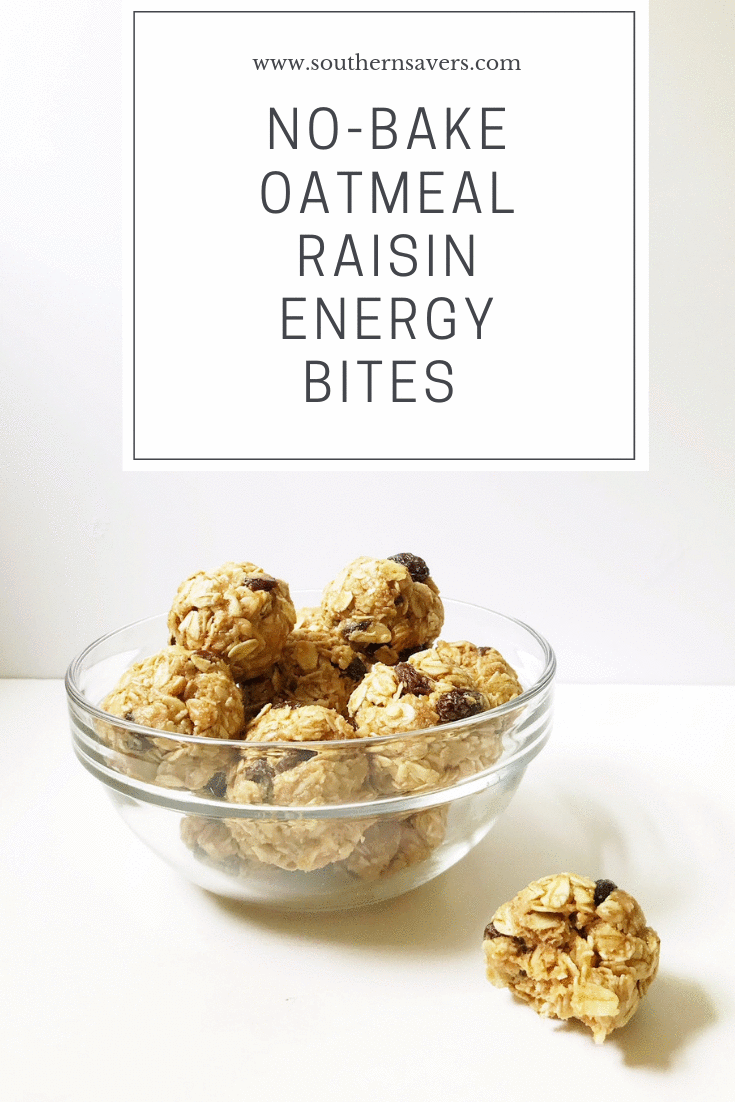 No-Bake Oatmeal Raisin Energy Bites