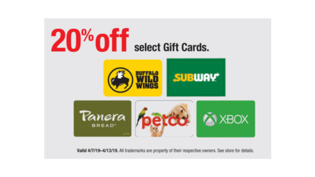 20 Off Gift Cards at Staples Southern Savers