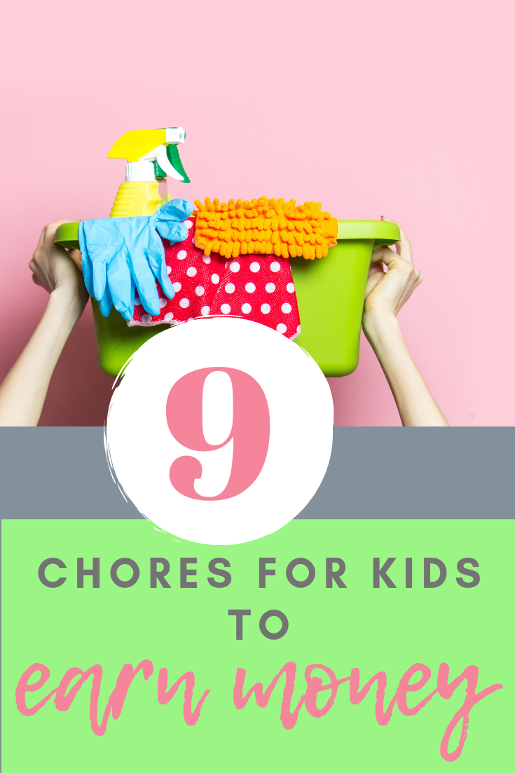You probably shouldn't pay your kids to brush their teeth, but here are 9 chores kids can do to earn money while also helping out around the house!