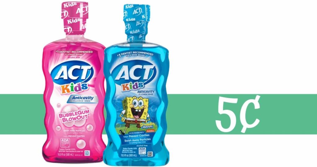Act Kids Mouthwash for 5¢ at Target Southern Savers