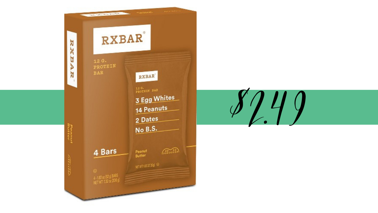 RXBars 4 Count Box Only 2.49 at Target! Southern Savers