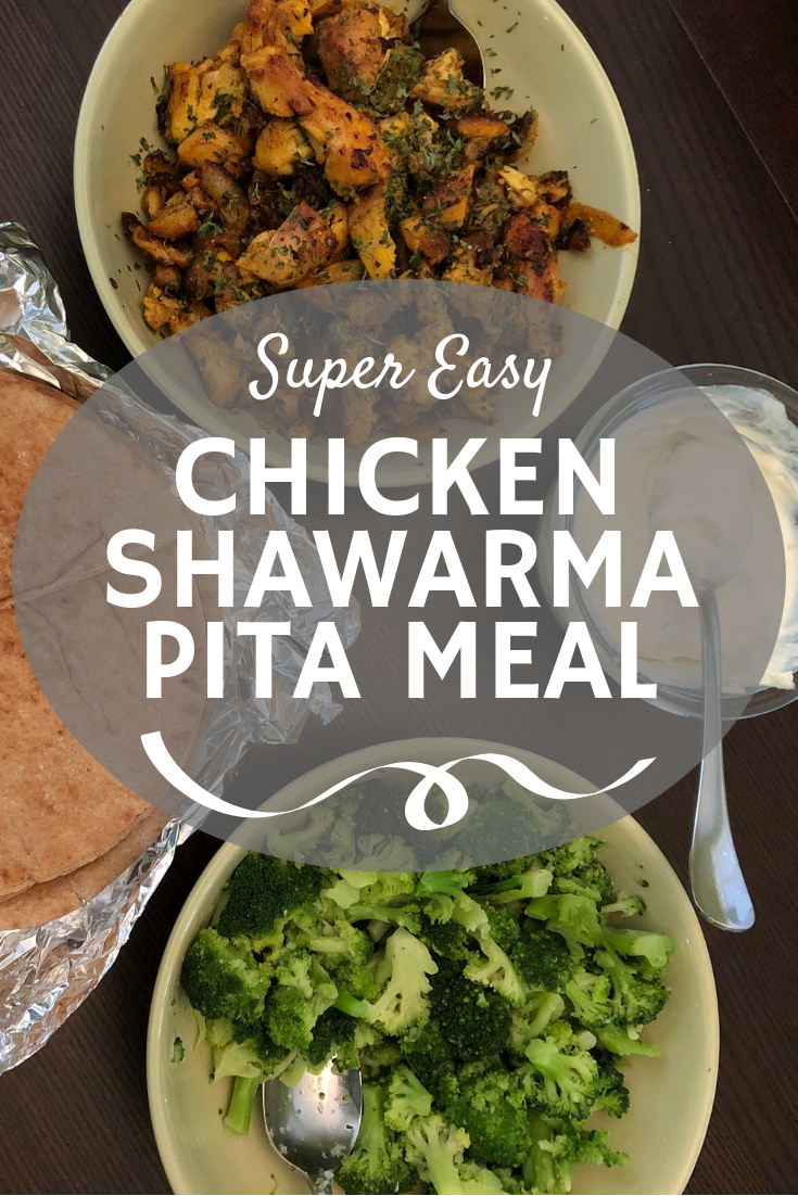 Looking to add some international flavor to your meal plan? Try this easy chicken shawarma recipe with pita and yogurt sauce!