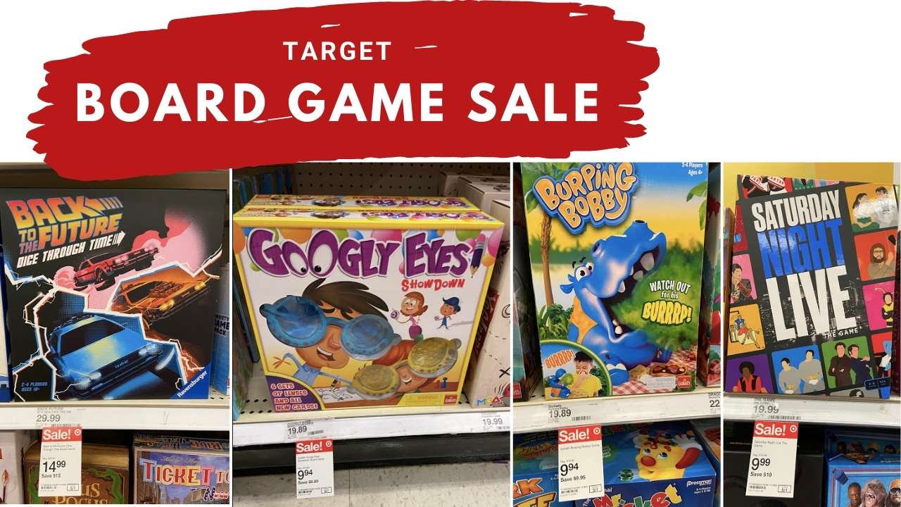 Up To 50 off Board Games at Target & Stacking Circle Deals Southern