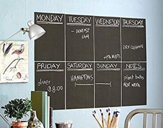 chalkboard wall cling