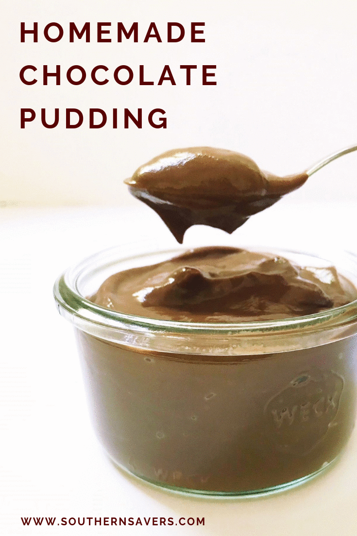 homemade chocolate pudding