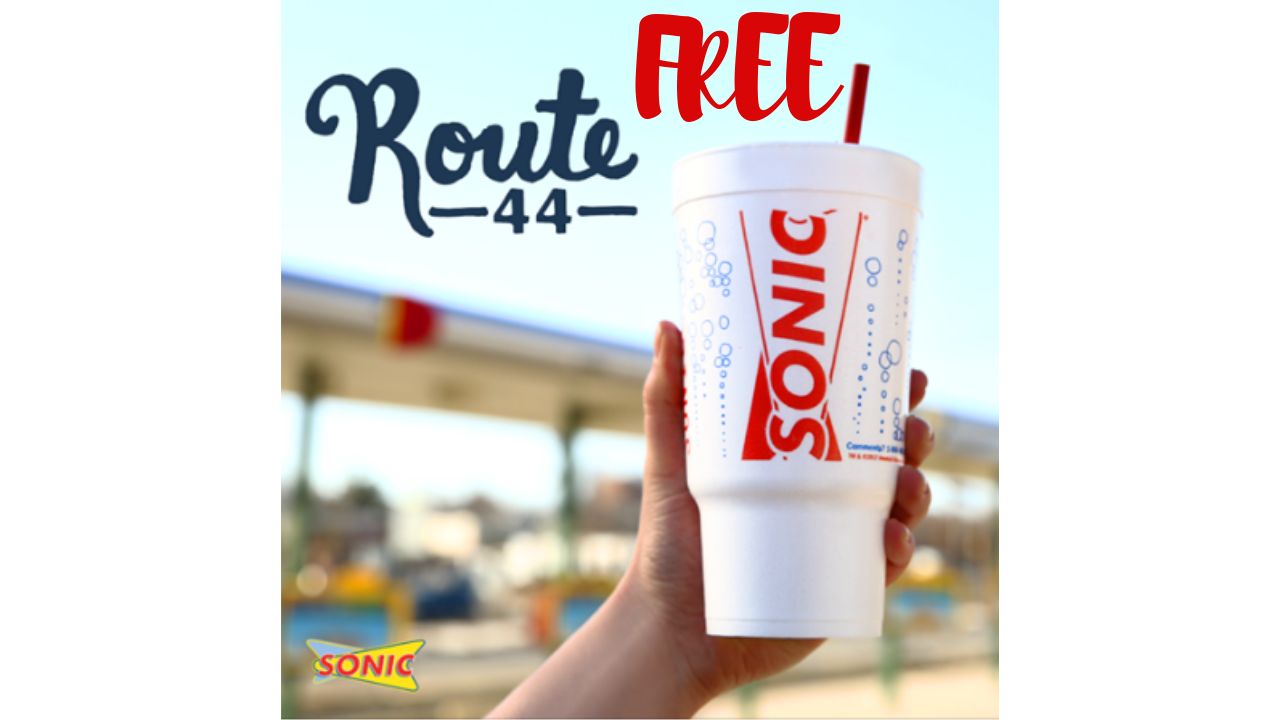 FREE Route 44 Drink or Slush at Sonic Southern Savers