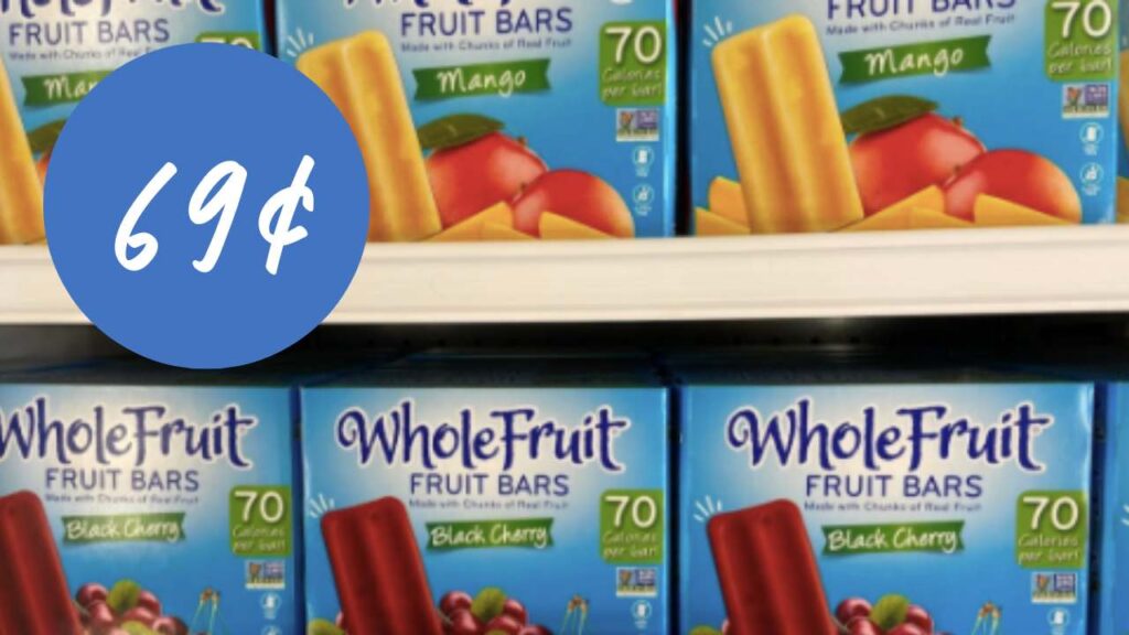 69¢ WholeFruit Fruit Bars at Publix Starting Tomorrow (reg. 4.89) Southern Savers