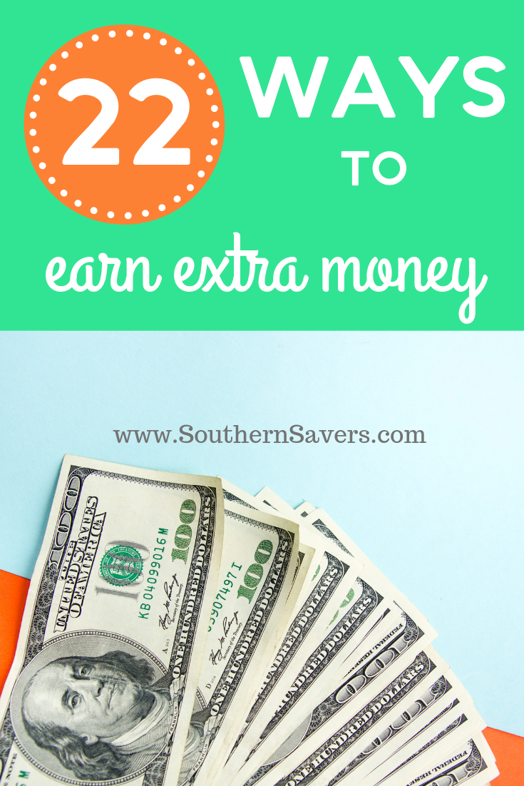 Looking for a side hustle? These 22 ways to earn extra money will give you some inspiration to supplement your income in a variety of different ways!