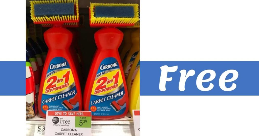 Free Carbona Carpet Cleaner at Publix Southern Savers