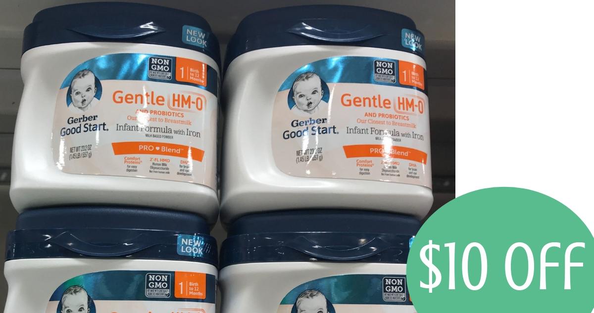 Gerber Coupon 10 Off Good Start Formula Southern Savers