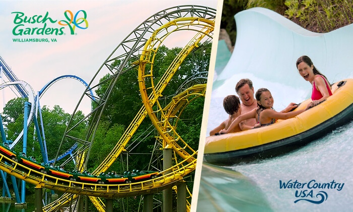 Busch Gardens Water Country 3 Day Pass For 52 99 Reg 120