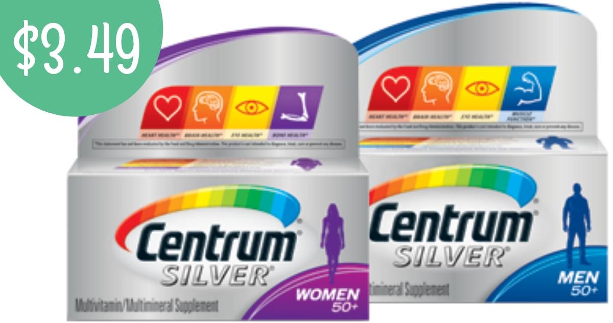 Centrum Coupon Makes Silver Multivitamins 3.49 A Couponer's Life