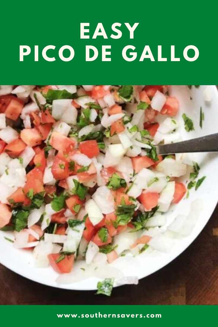 Frugal Recipe: Simple Pico de Gallo