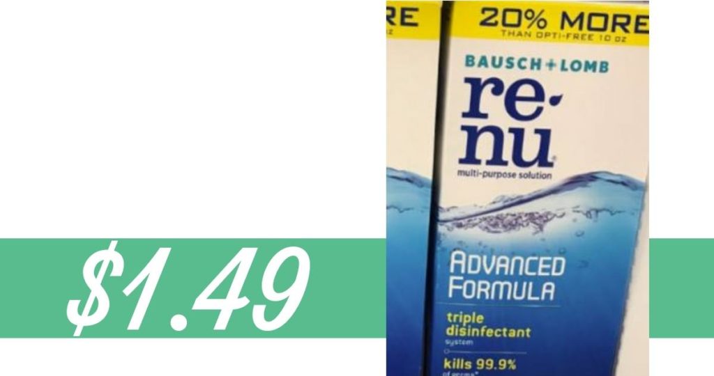 Renu Contact Solution for $1.49 at Target :: Southern Savers