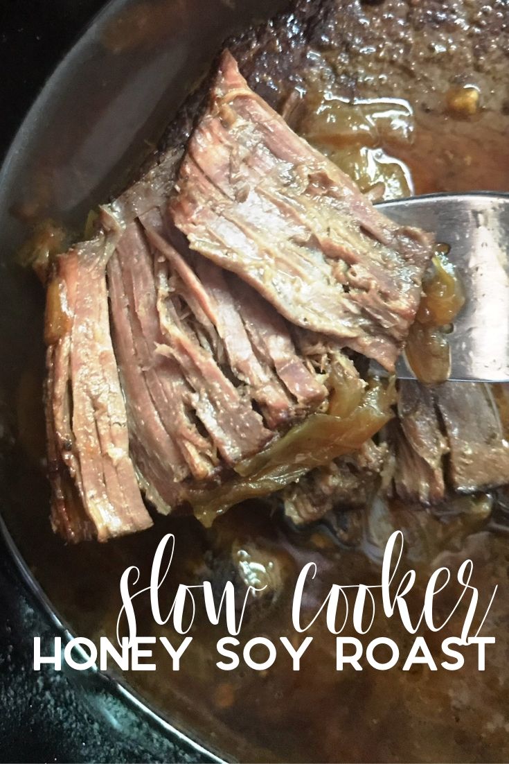 slow cooker honey soy roast