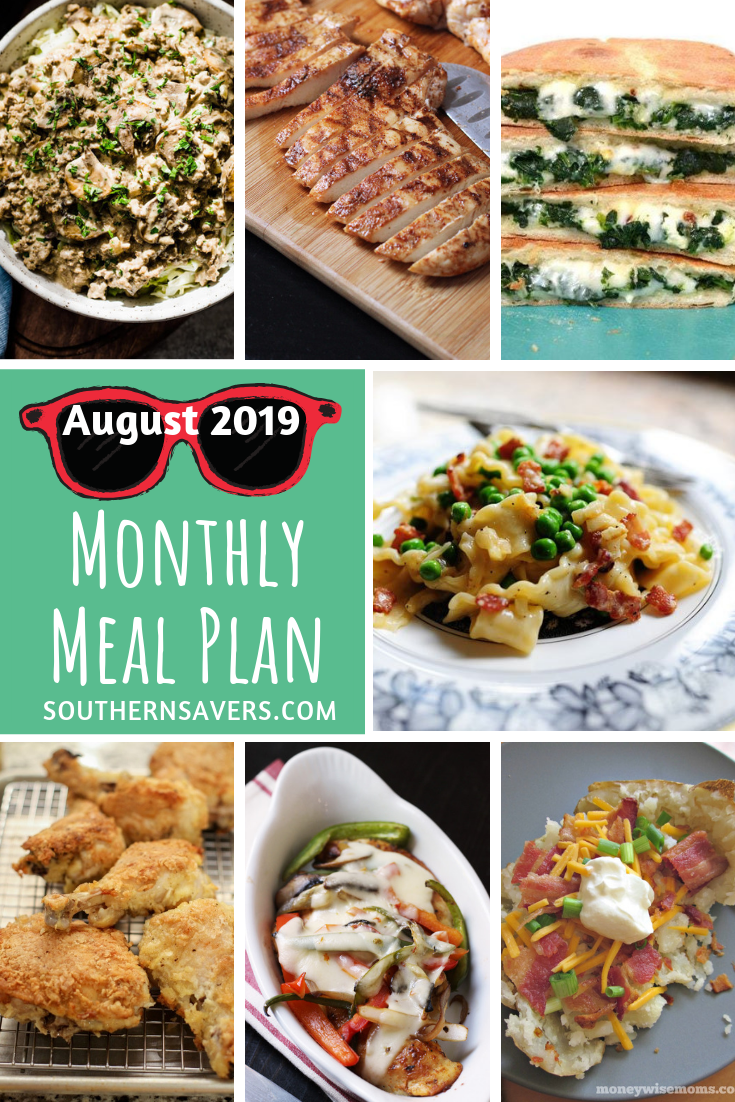 Summer is drawing to a close, which means your life is probably changing rhythms. Our August monthly meal plan will help you finish the summer strong!