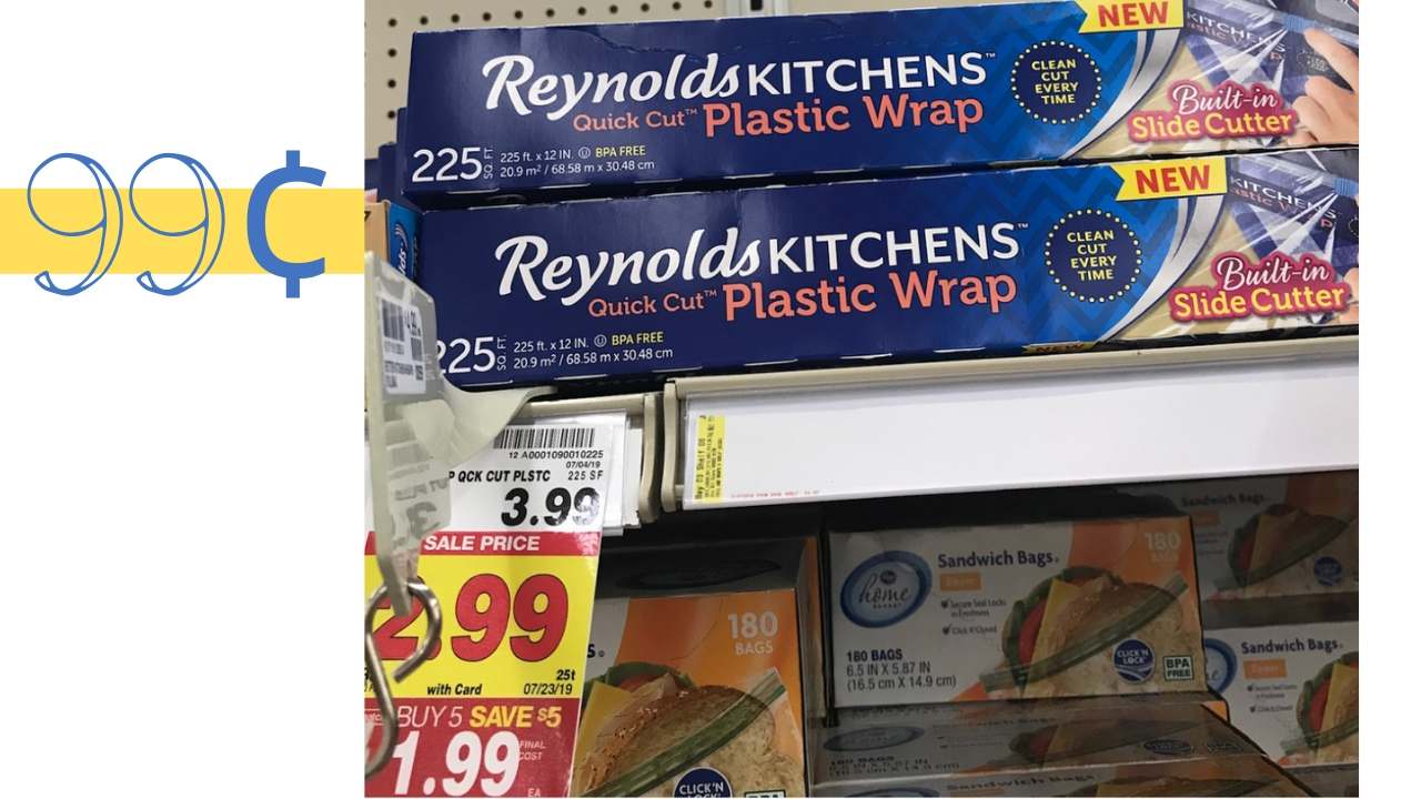 99¢ Reynolds Plastic Wrap at Kroger Southern Savers