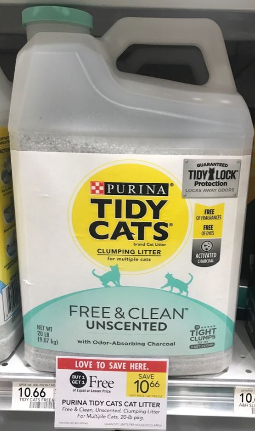 Tidy Cats Lightweight Cat Litter As Low As 7 98 At Walmart The Krazy Coupon Lady