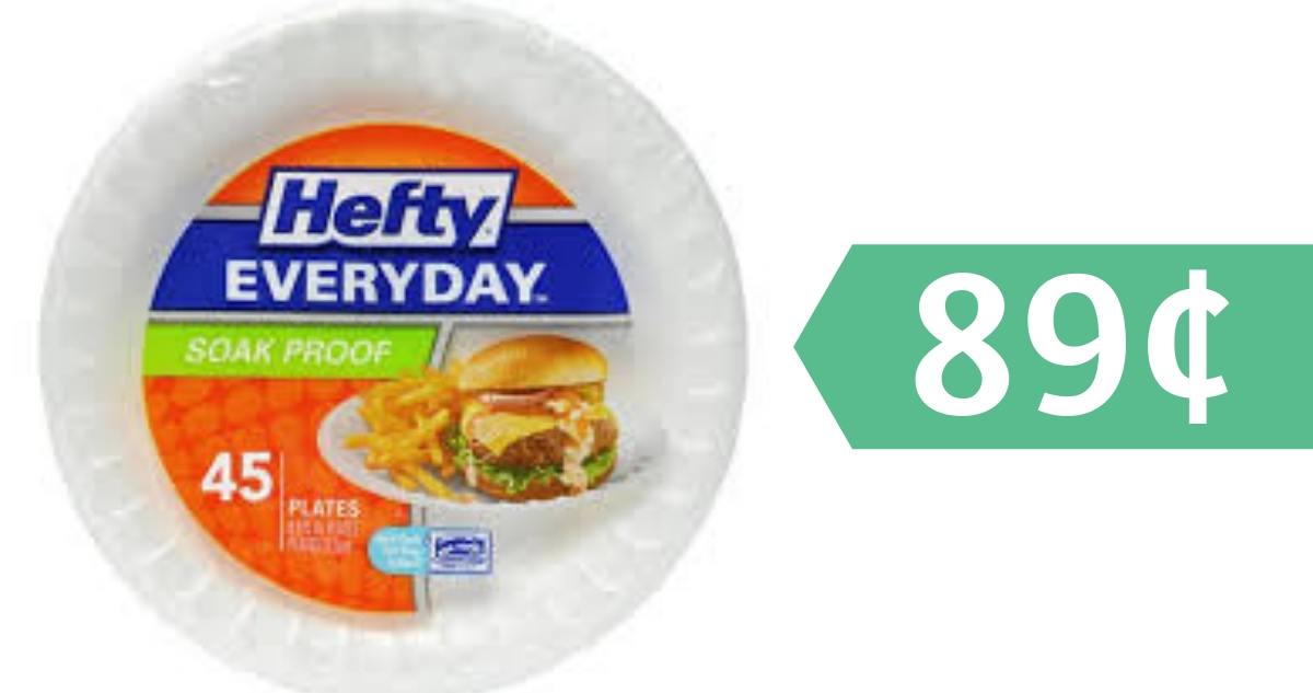 Hefty Everyday Soak Proof Disposable Plates - 45ct : Target