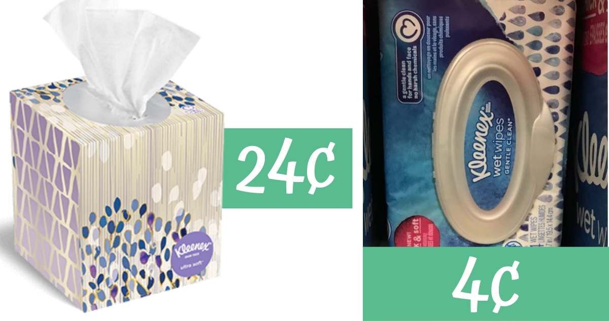 4¢ Kleenex Wet Wipes & 24¢ Kleenex Tissues at Target! Southern Savers