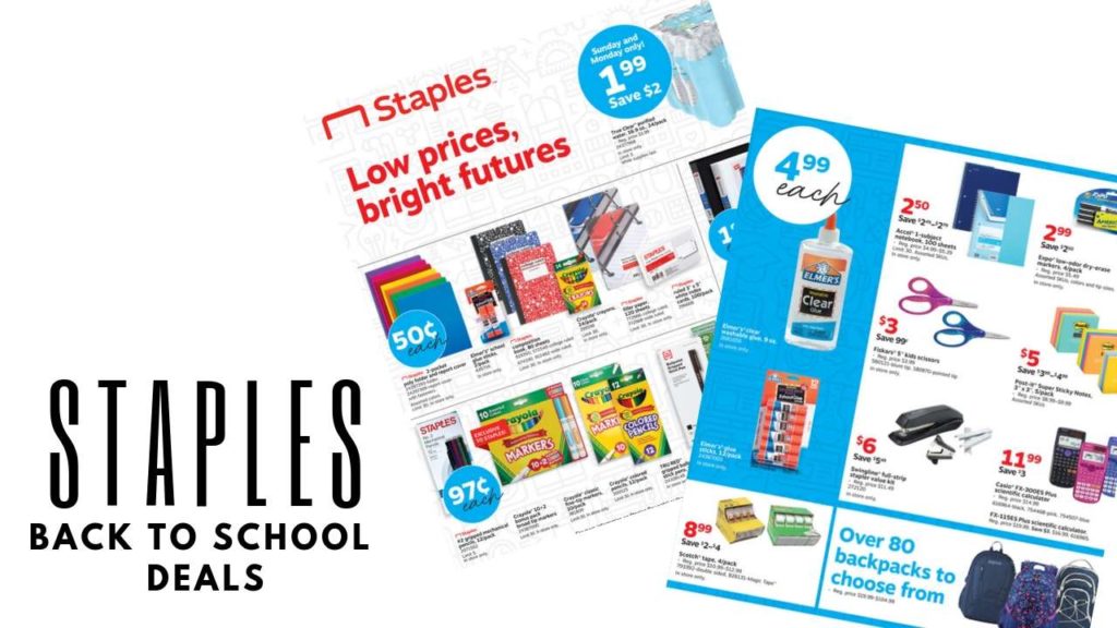 Staples Back to School Deals 7/77/13 Southern Savers