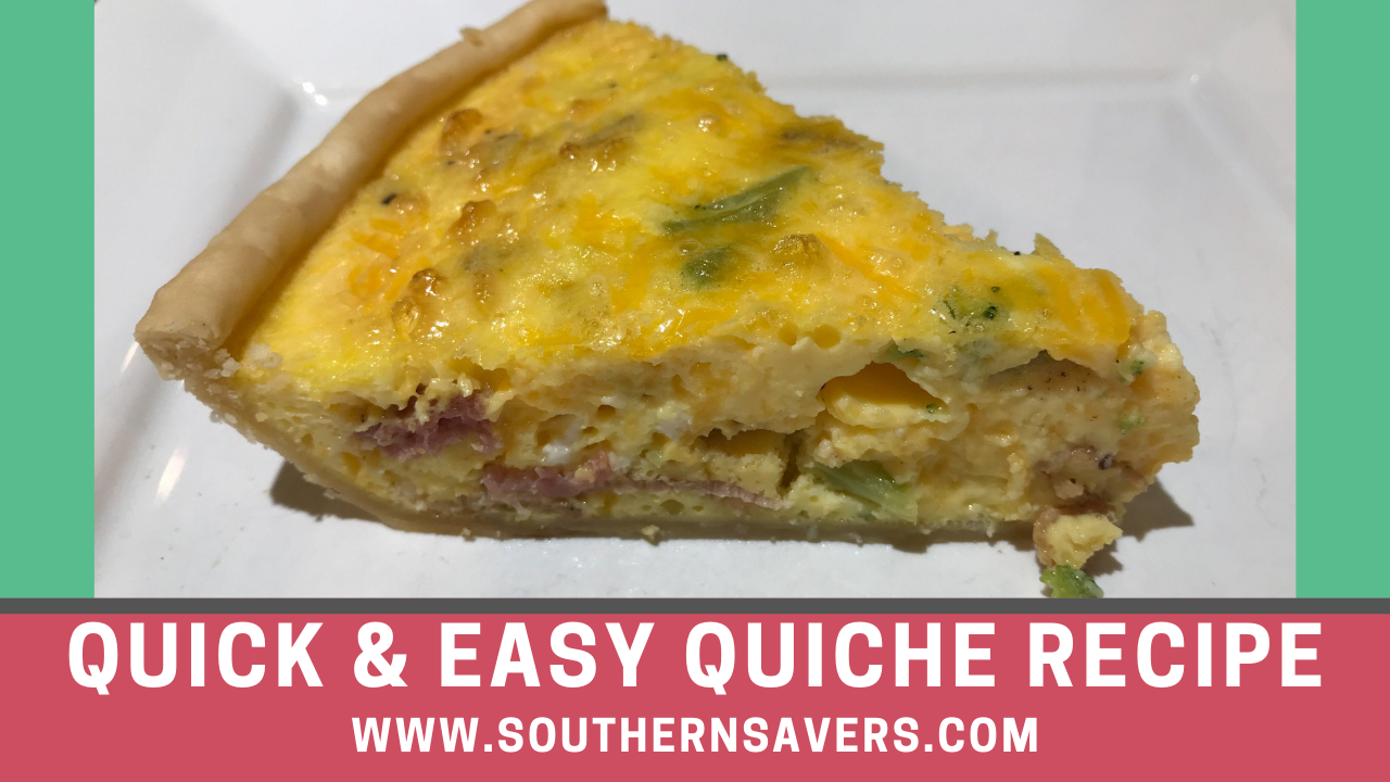 Easy Quiche Recipe Southern Savers