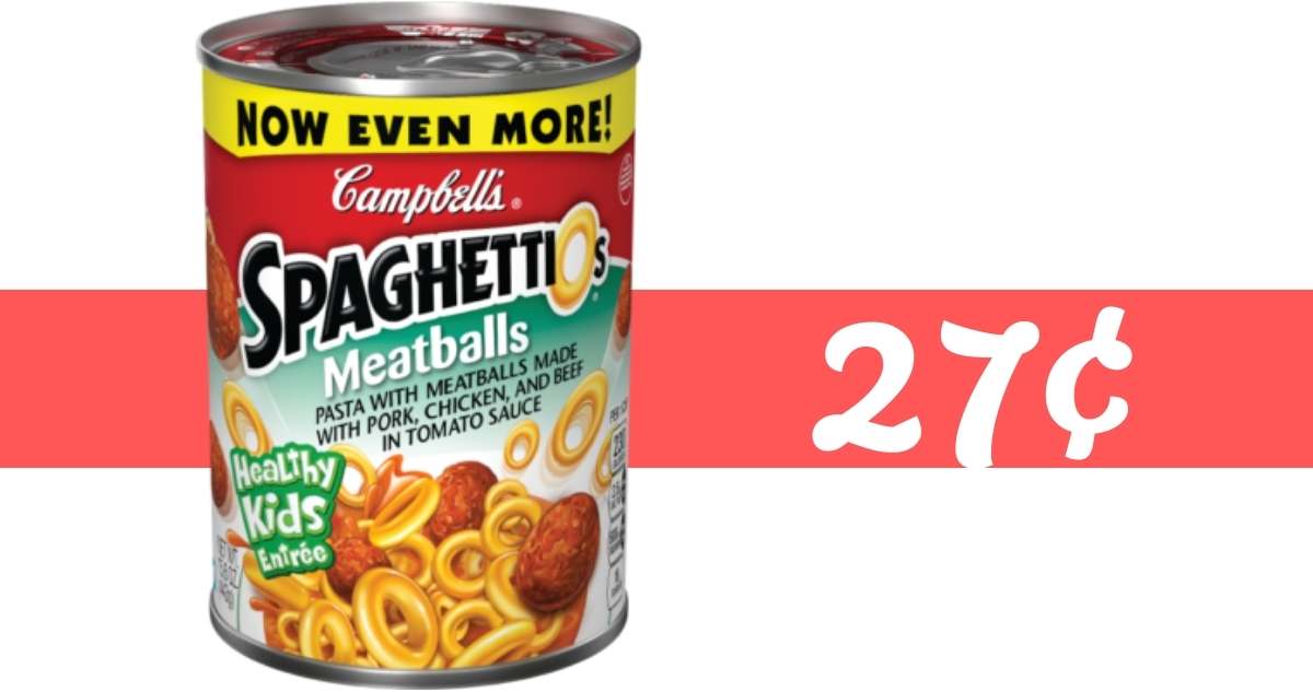 SpaghettiOs Ibotta Rebate Makes it 27¢ Per Can Southern Savers