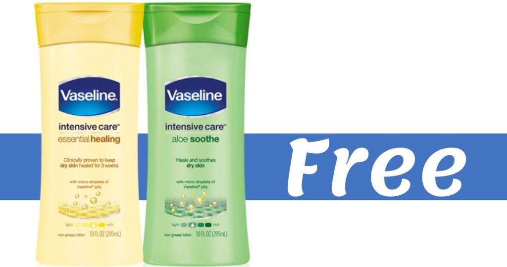 Vaseline Lotion for Free at Target Southern Savers