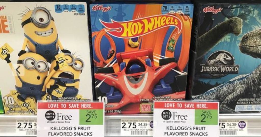 Kellogg’s Fruit Snacks for 49¢ a Box Southern Savers