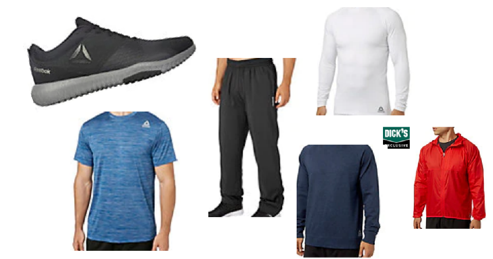 reebok sportswear mens