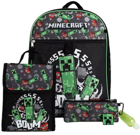 minecraft backpack set