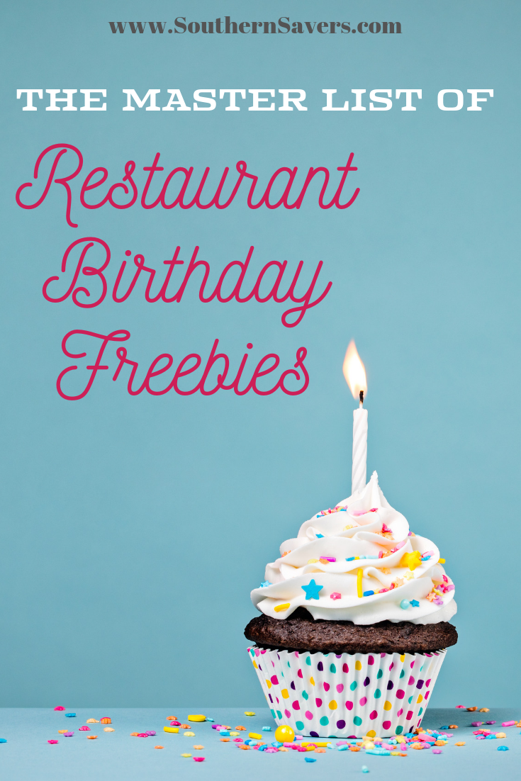 Check out our master list of restaurant birthday freebies to see where you can get free entrees, drinks, and desserts to celebrate your special day!