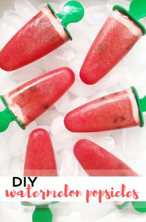 Frugal Recipe: DIY Watermelon Popsicles