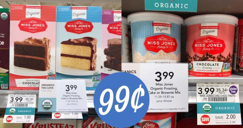 Miss Jones Baking Mixes & Frostings for 99¢ Southern Savers