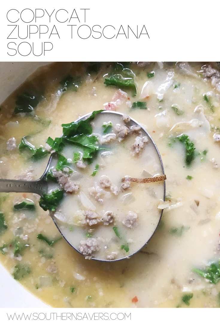 Frugal Recipe: Copycat Zuppa Toscana Soup
