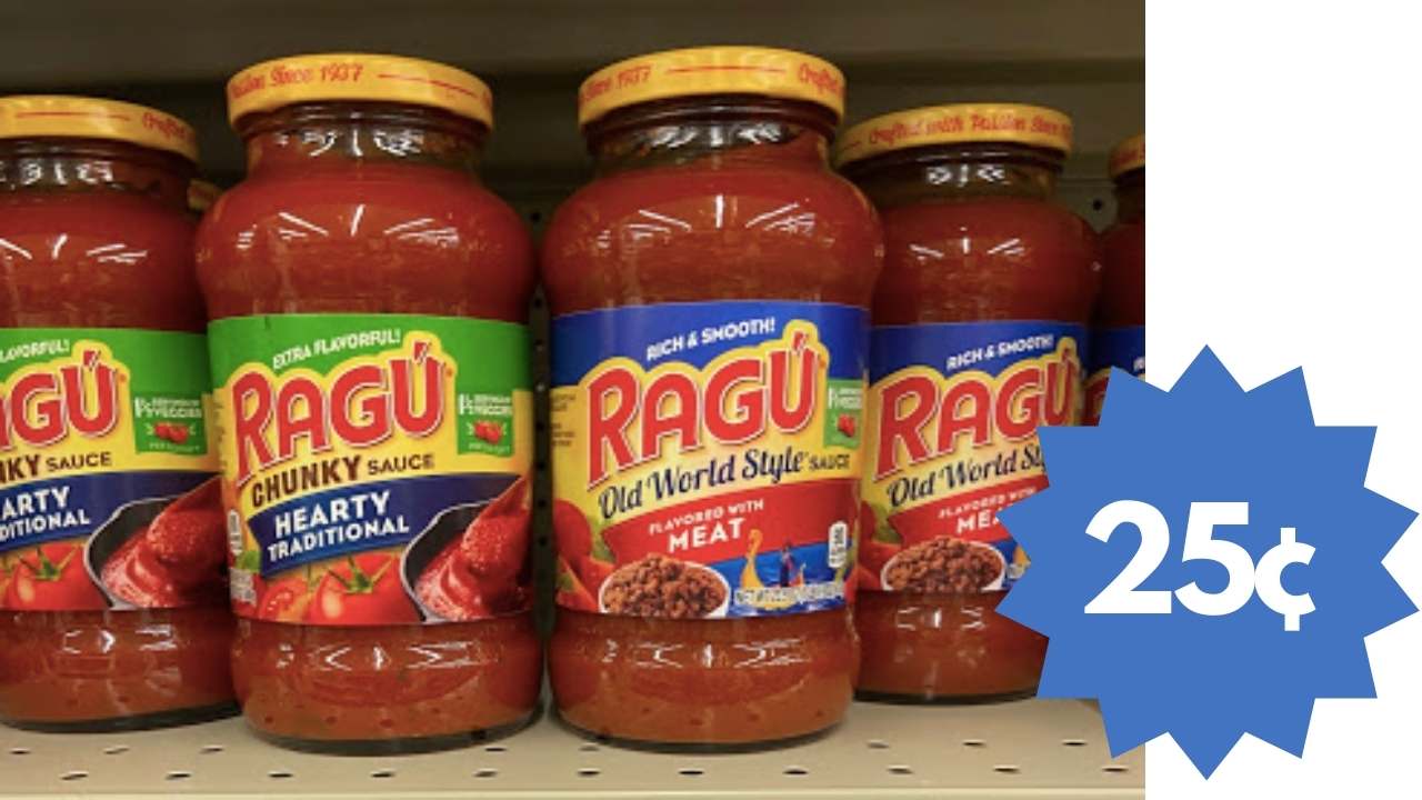 25¢ Ragu Pasta Sauce at Harris Teeter Southern Savers
